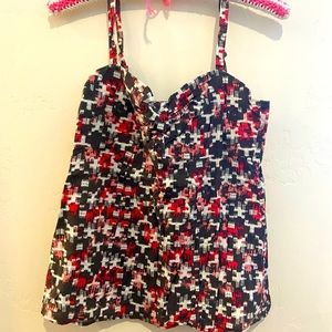 Patagonia Womens Red Tank w/Adjustable Straps 6